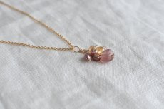 画像3: 【 チャームネックレス 】 -  pinkepi.pearl.yellow-tourmaline (3)